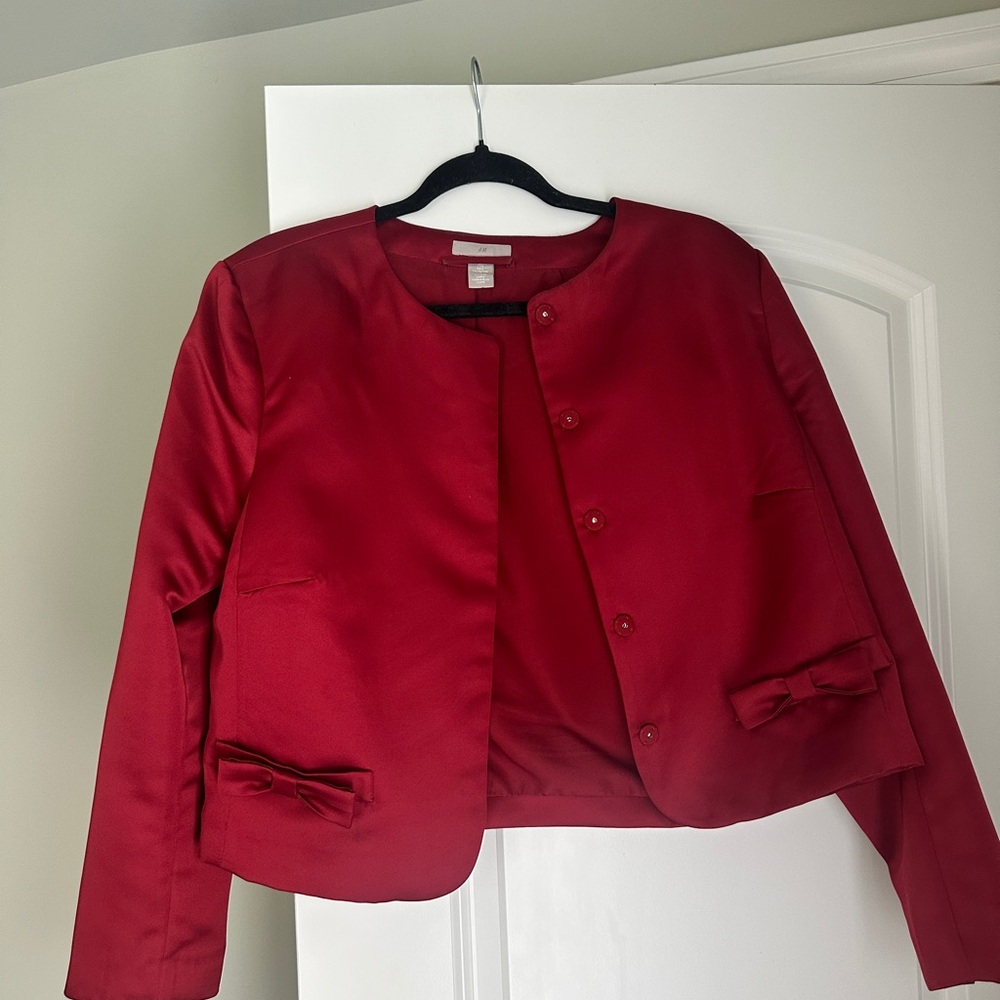 H&M Chic Red Blazer